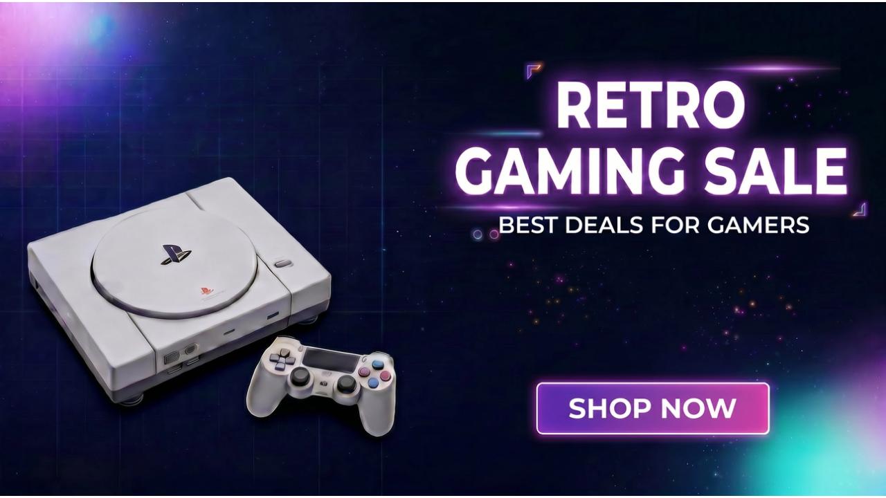 Flash sale original PlayStation 1 console with controller 30 percent off limited stock